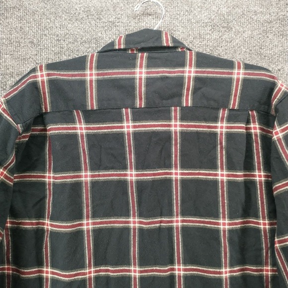 Wrangler Originals Men's Button-Up Flannel Shirt Multi Large Long Sleeve Check - Picture 6 of 12